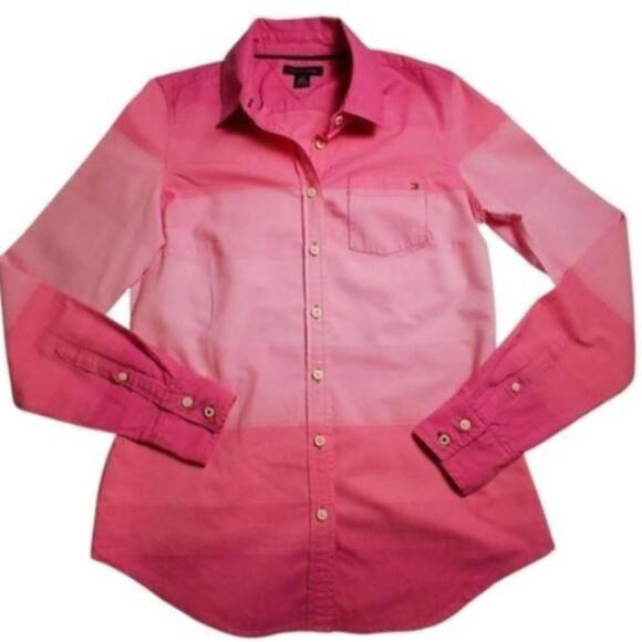 Lot 6 Chemises Tommy Hilfiger Femme TP Coton /Set 6 Tommy Hilfiger Shirt XS - Picture 2 of 7